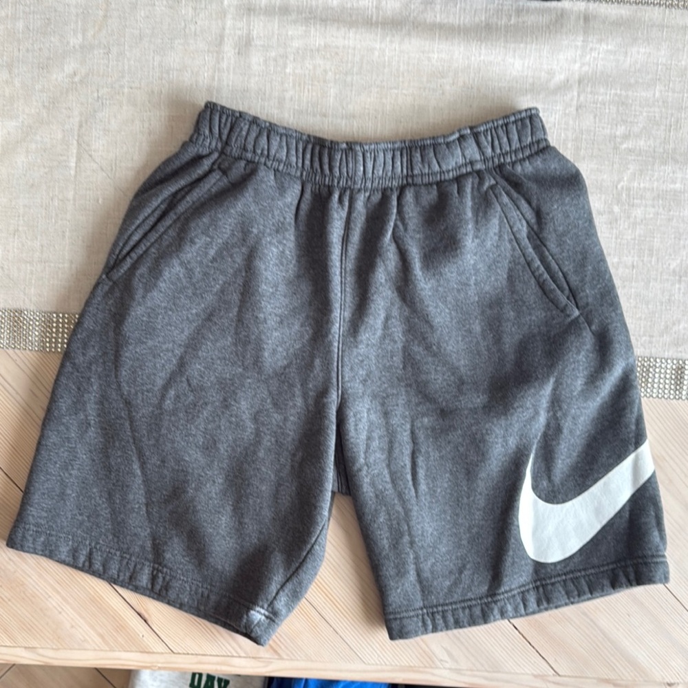 Nike Gray Athletic-Lounge Shorts
